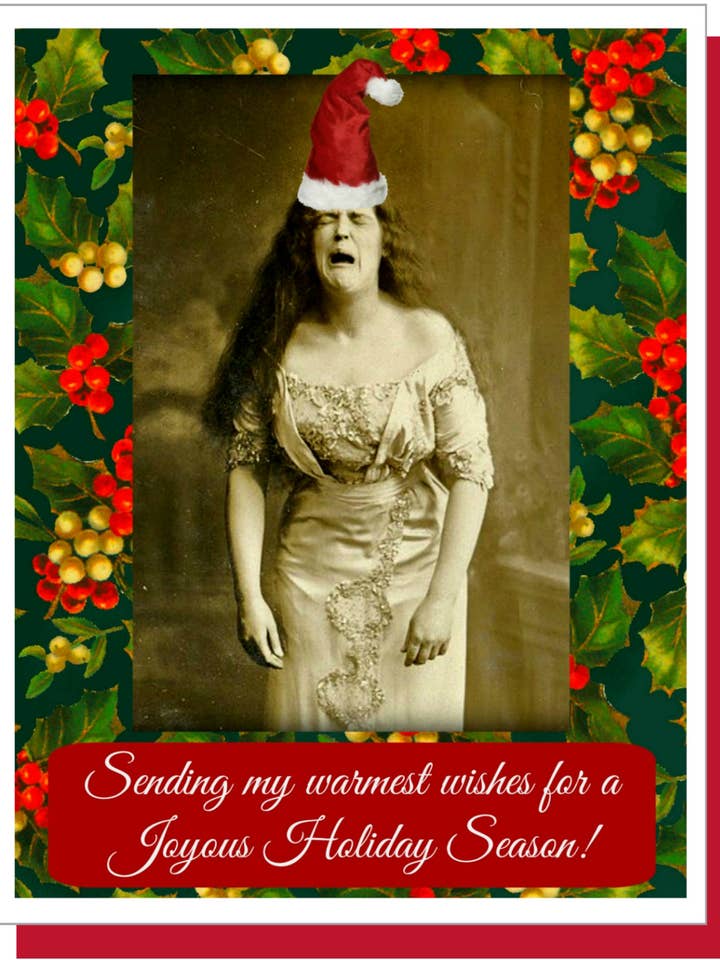 Warmest Wishes - Christmas Greeting Card for wholesale by Ümlaut Brooklyn