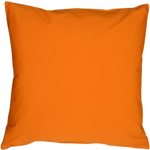 Cuscino per roulotte, 50,8 x 50,8 cm, in cotone, arancione per la vendita all'ingrosso da parte di Pillow Decor