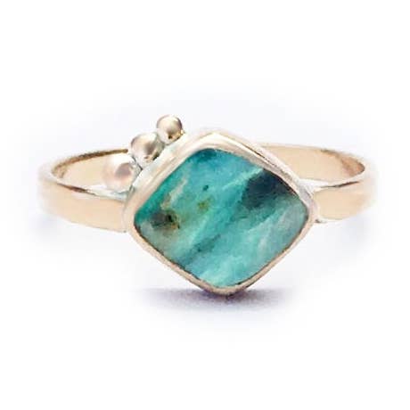 Orion Peruvian Opal Ring i Sterling eller 14k guld fylld för wholesale av Great Falls Jewelry