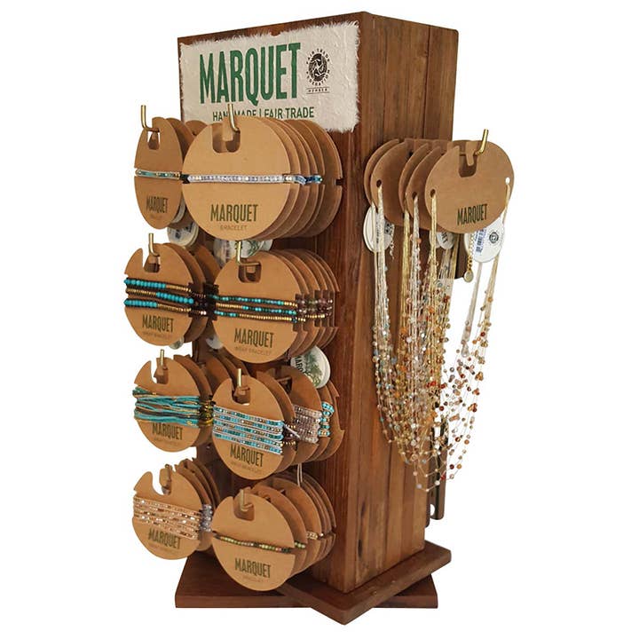 Rotating Tabletop Jewelry POP Displays - Complimentary for wholesale by Marquet