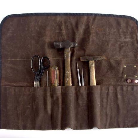 Sturdy Brothers - Wholesale Tool Set - The Orville Waxed Canvas Tool Roll