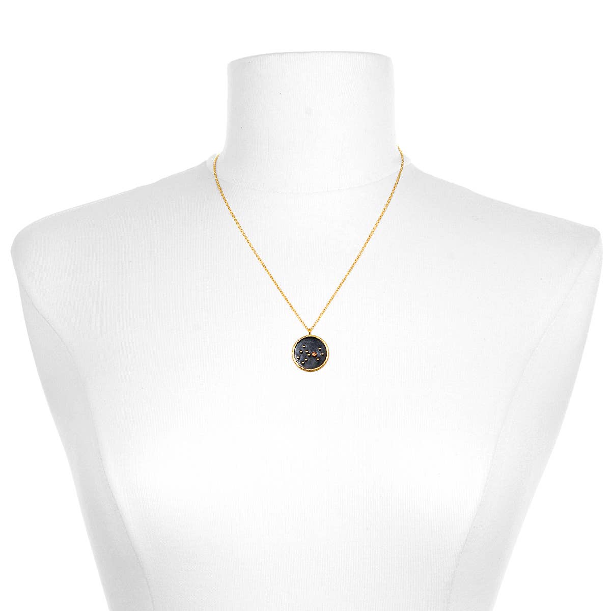 Satya Jewelry - Wholesale Pendant/Charm Necklace - Gunmetal Zodiac Constellation Necklace 18" - SOLD INDIVIDUAL16