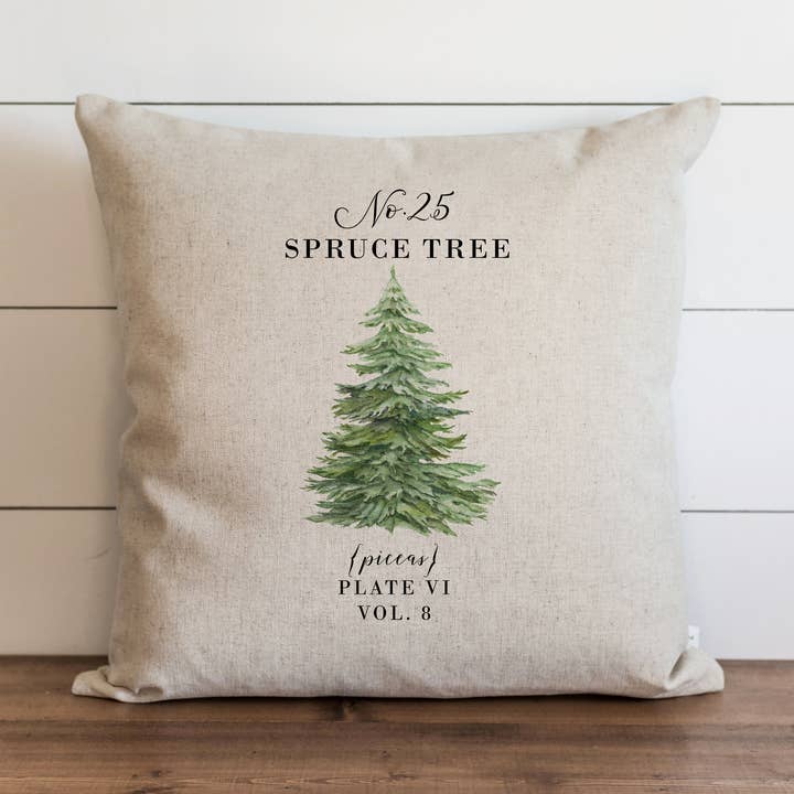 Spruce Tree Pillow Cover for wholesale by Porter Lane Home