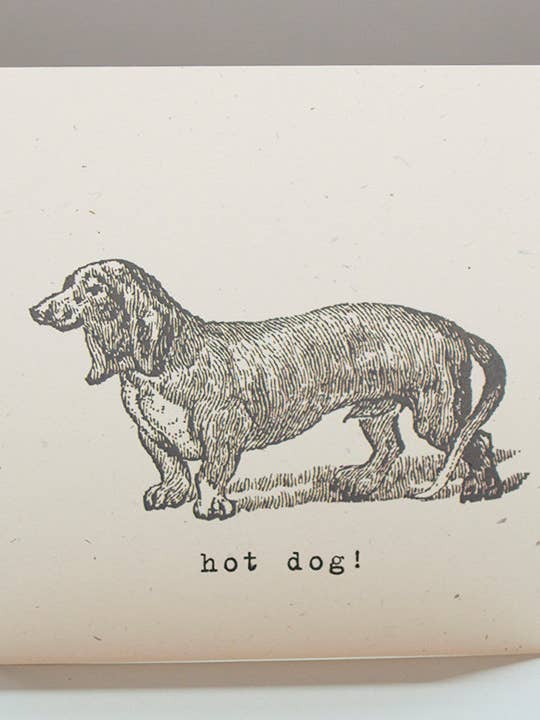 Weiner Dog for wholesale by Tiramisu Paperie