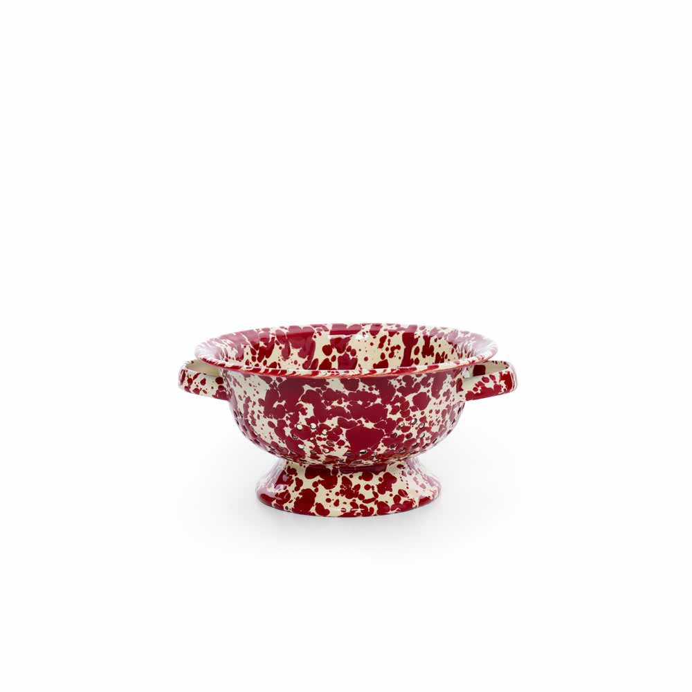 Crow Canyon Home - Vendita all'ingrosso Scolapasta - Splatter Enamelware - Colino piccolo per bacche3