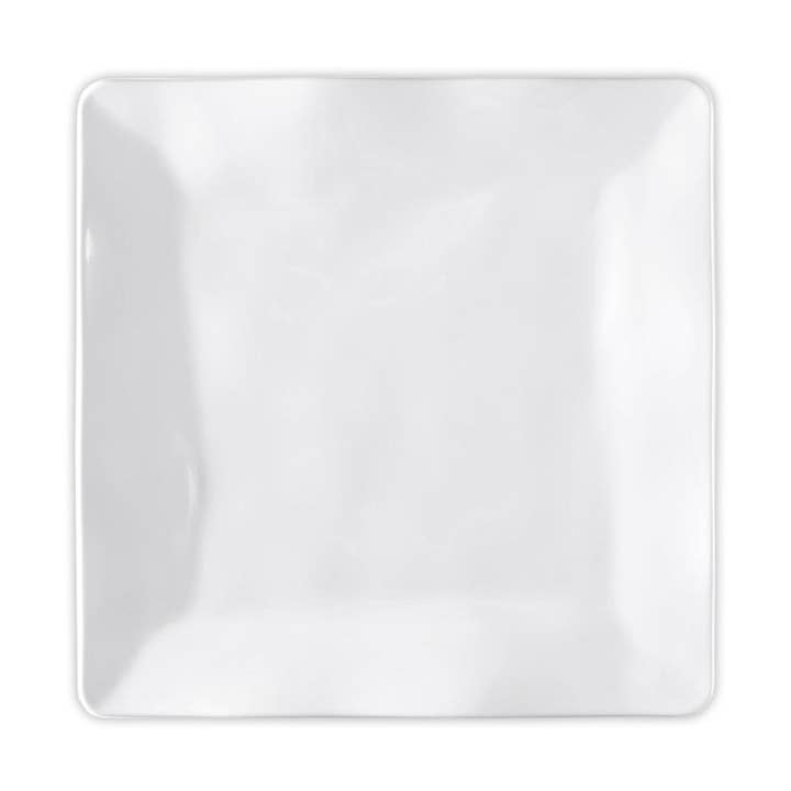 Q Squared - Wholesale Dinner Plate - Ruffle 10.5" Square Dinner Plate