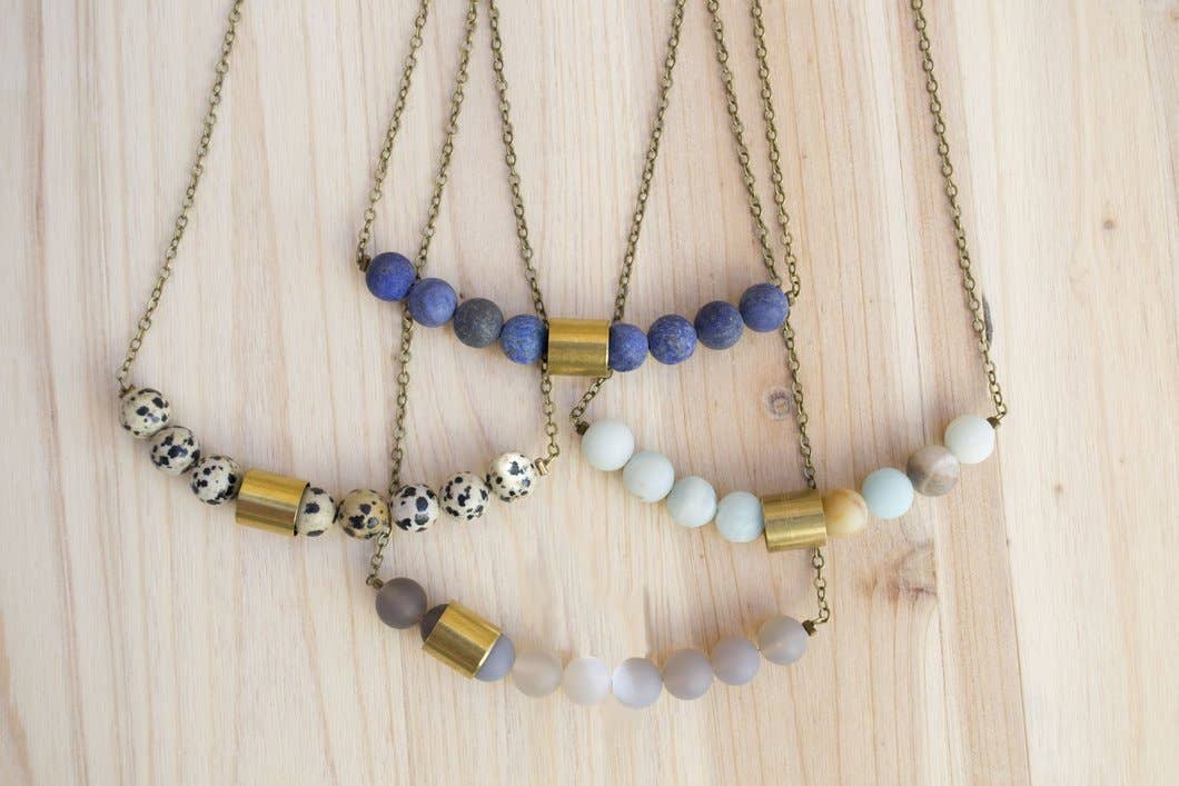 Grey Theory Mill - Wholesale Beaded/Pearl Necklace - Movement & Sound Beaded Necklace1