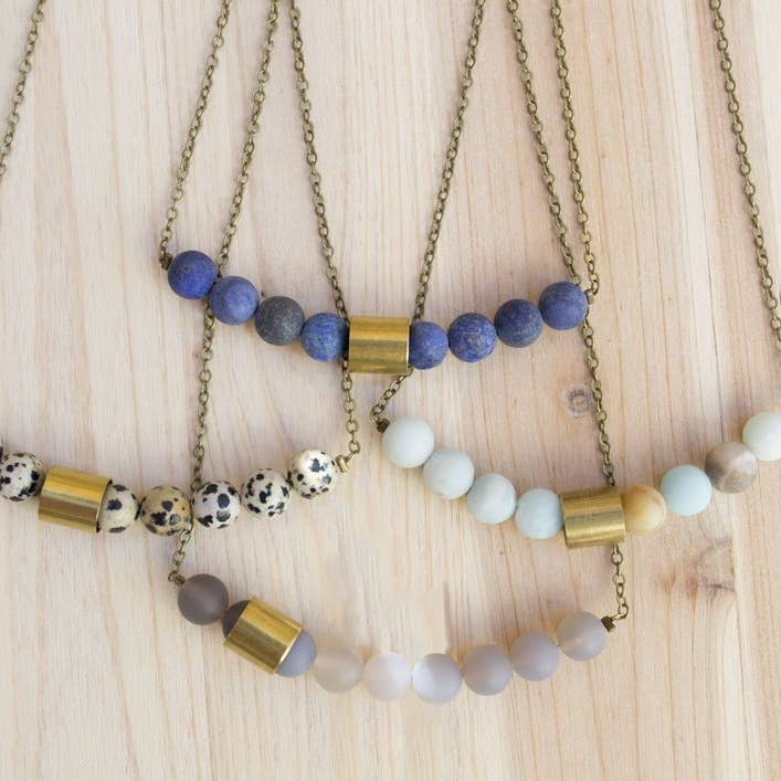 Grey Theory Mill - Wholesale Beaded/Pearl Necklace - Movement & Sound Beaded Necklace1