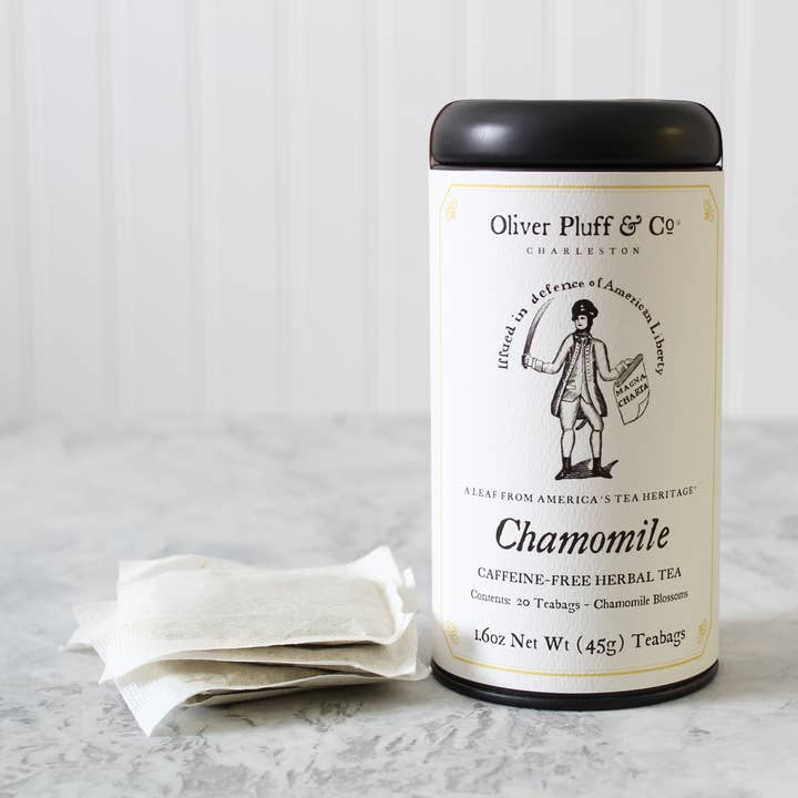 Chamomile - Caffeine Free 20 Teabags in Signature Tea Tin for wholesale by Oliver Pluff & Company