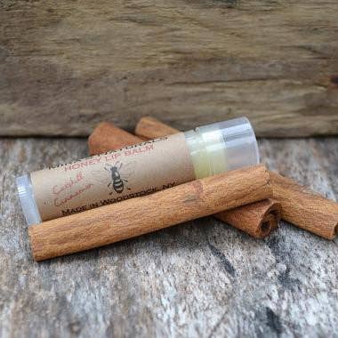 Mira's Naturals Catskill Cinnamon Honey Lip Balm .15oz Tube for wholesale by Mira's Naturals