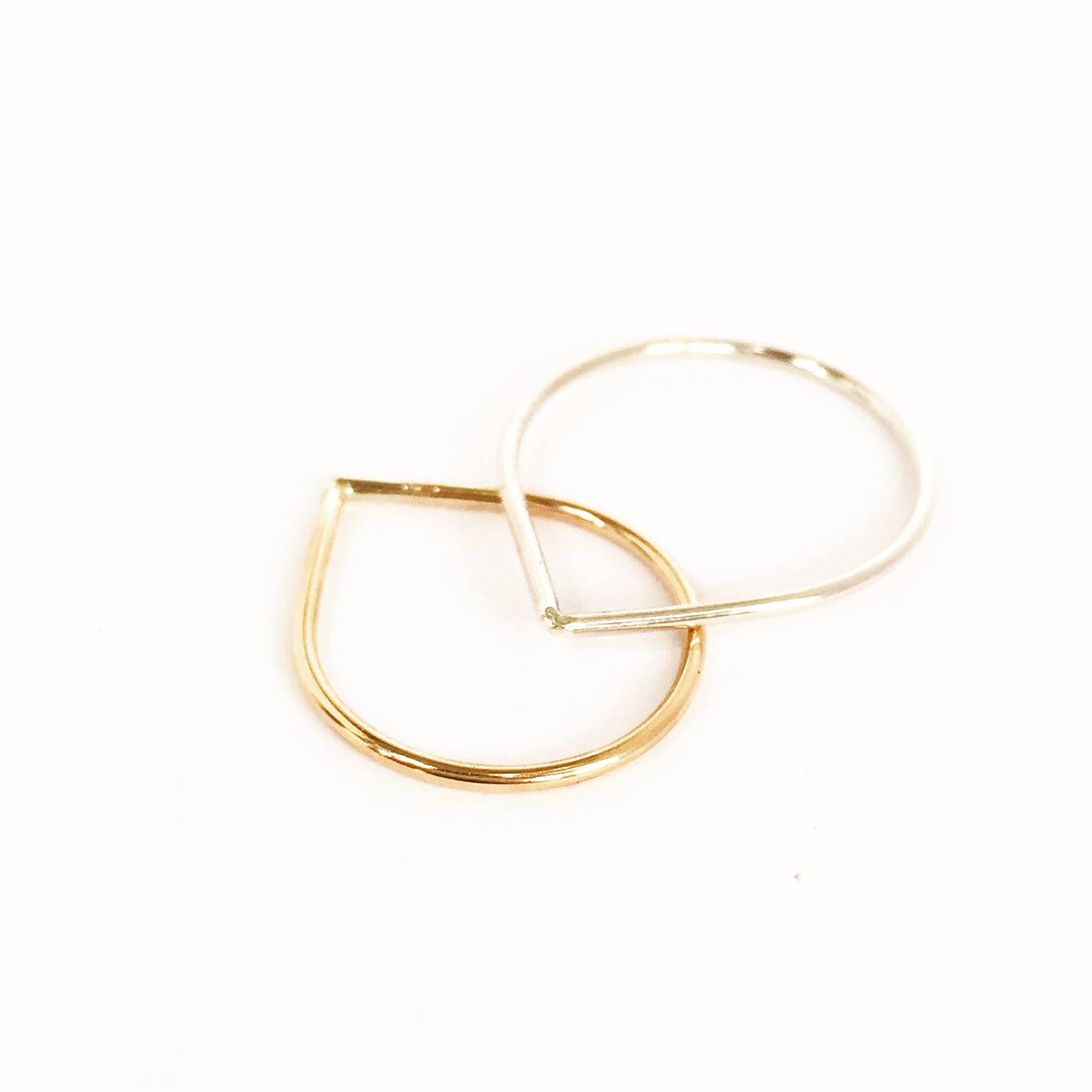 Agapantha Jewelry - Wholesale Band/Stacked Ring - Raindrop Ring2