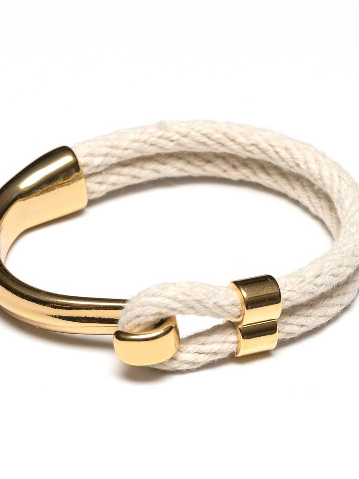 Hampstead - Ivory/Gold - Nautical Rope Bracelet and other Purchase Wholesale ivory. Free Returns & Net 60 Terms on Faire trending on Faire.
