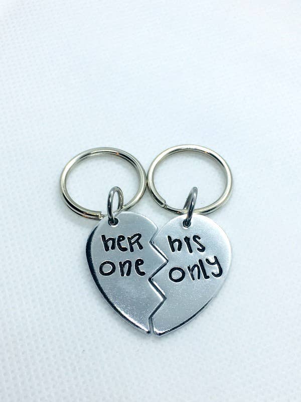 Me and My Sweet Pea - Wholesale Keychain - Unisex - Valentine's day couple gift Her one His Only key chain set1