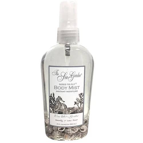 3 oz Sea Garden Travel Size Mist for wholesale by Kiss Me in the Garden