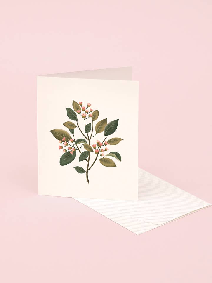 Botanical Scented Card - Sandalwood for wholesale by Clap Clap