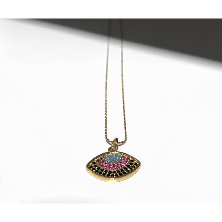 Evil Eye ketting gouden vulling voor wholesale door Ali's Collection