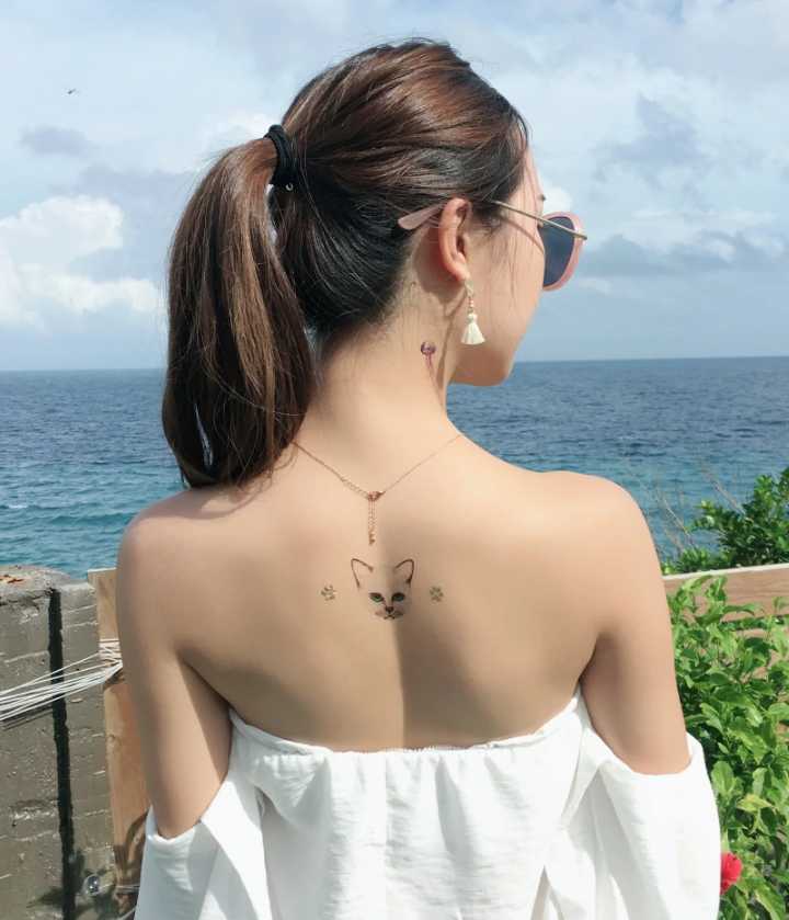 PAPERSELF - Wholesale Temporary Tattoo - Mini Meow Temporary Tattoos Stickers2