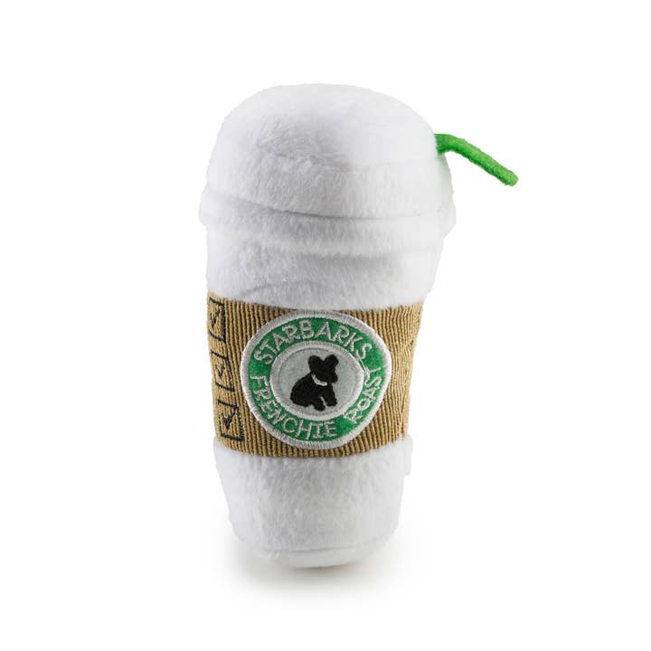 Haute Diggity Dog - Wholesale Pet Squeaky Toy - Dog - Starbarks Coffee Cup W/ Lid Squeaker Dog Toy