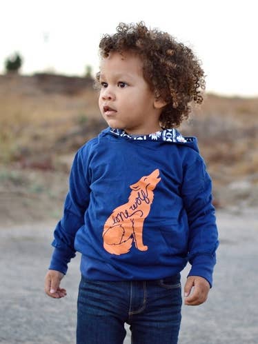 Sudadera con capucha estilo western para bebés y niños de Lonewolf para venta al por mayor de Doodle Pants