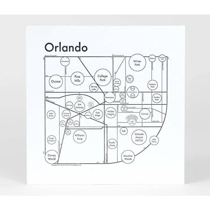 Archie's Press – Engroshandel Kort – Orlando Kort Print