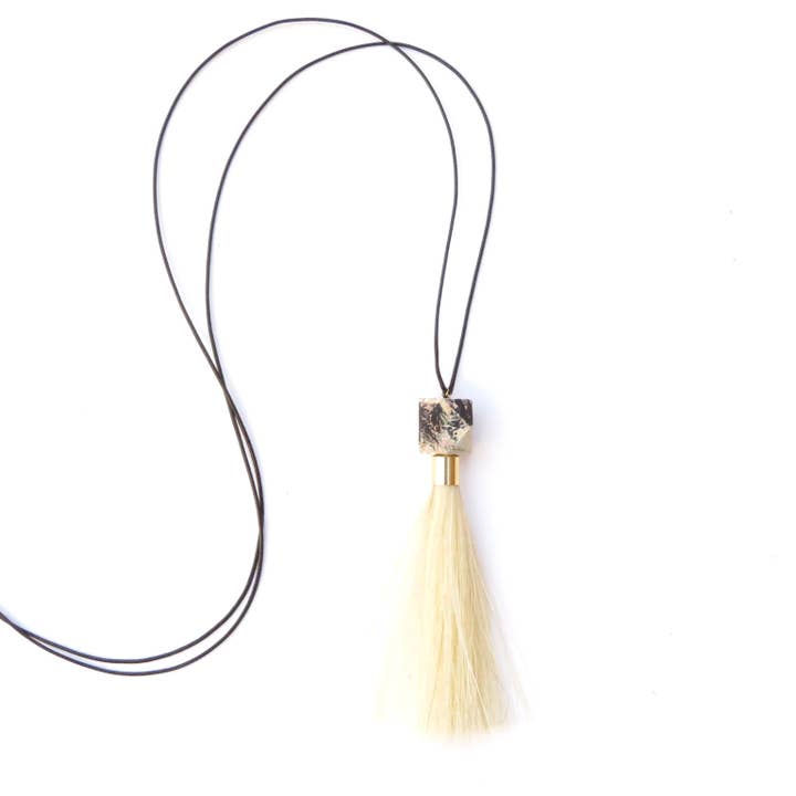 Horizon Line - Long Tassel Necklace for wholesale by Cartameb II