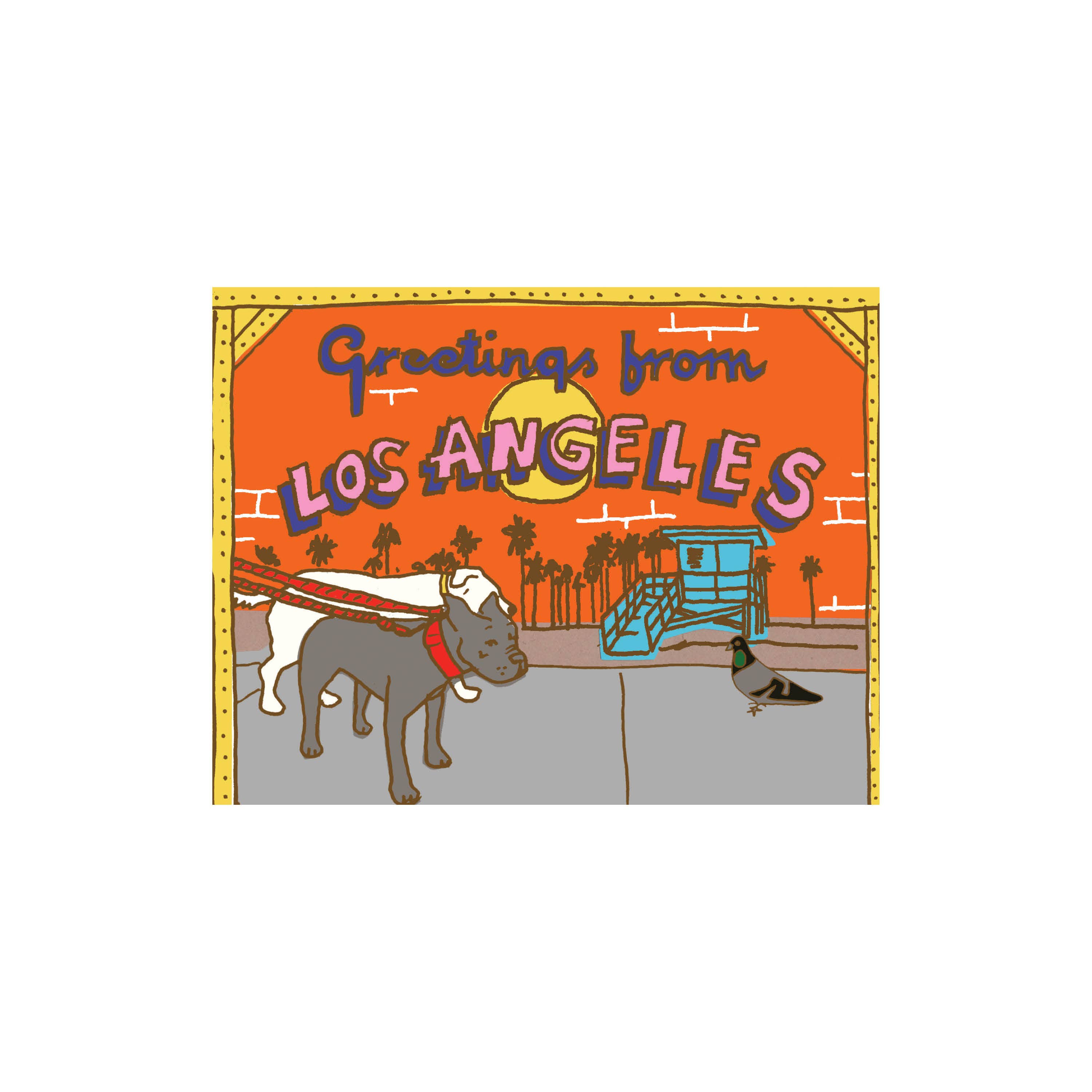La Familia Green - Wholesale Postcard - City Mural Postcard3