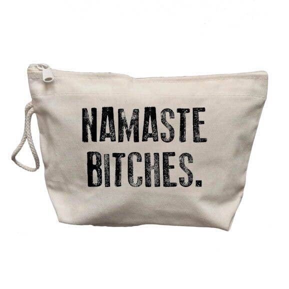 Namaste Bitches - Bolsa de maquillaje para venta al por mayor de Quippy Brand