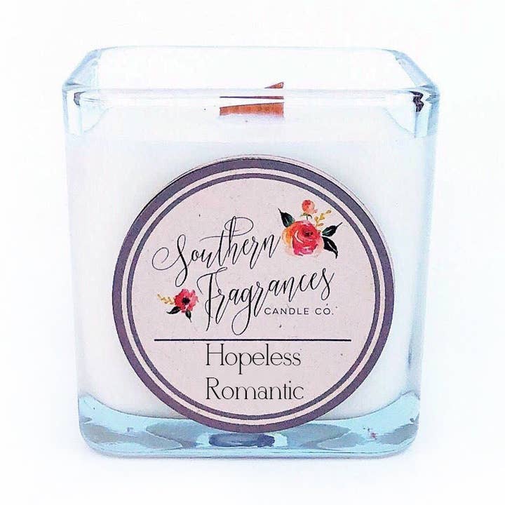 Vela romántica de soja sin esperanza de 12oz para venta al por mayor de Southern Fragrances