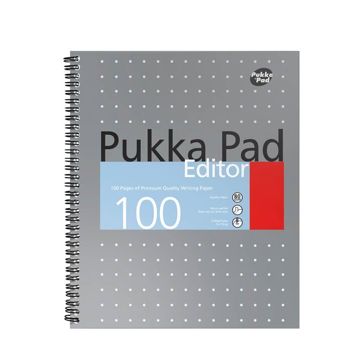 Metallic Editor Notepad Letter for wholesale by Pukka Pads North America