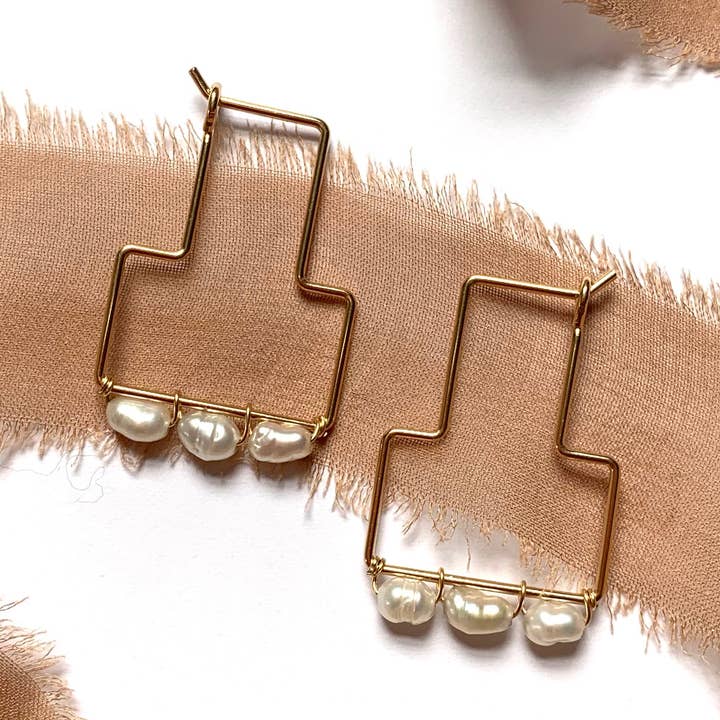 Goldeluxe Jewelry - Wholesale Hoop Earrings - Gemstone Tella Hoops1