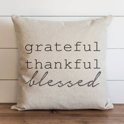 Taie d'oreiller reconnaissante pour la vente par Porter Lane Home