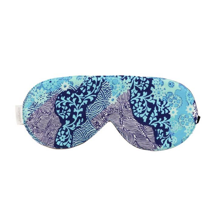 Sleep Mask - Aqua Origami for wholesale by elizabethW