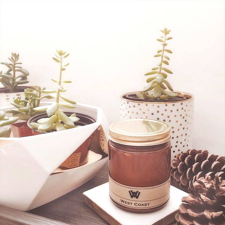 W.V. Candle Co. - Wholesale Jar/Filled Candle - 7.2 oz West Coast Soy Candle1