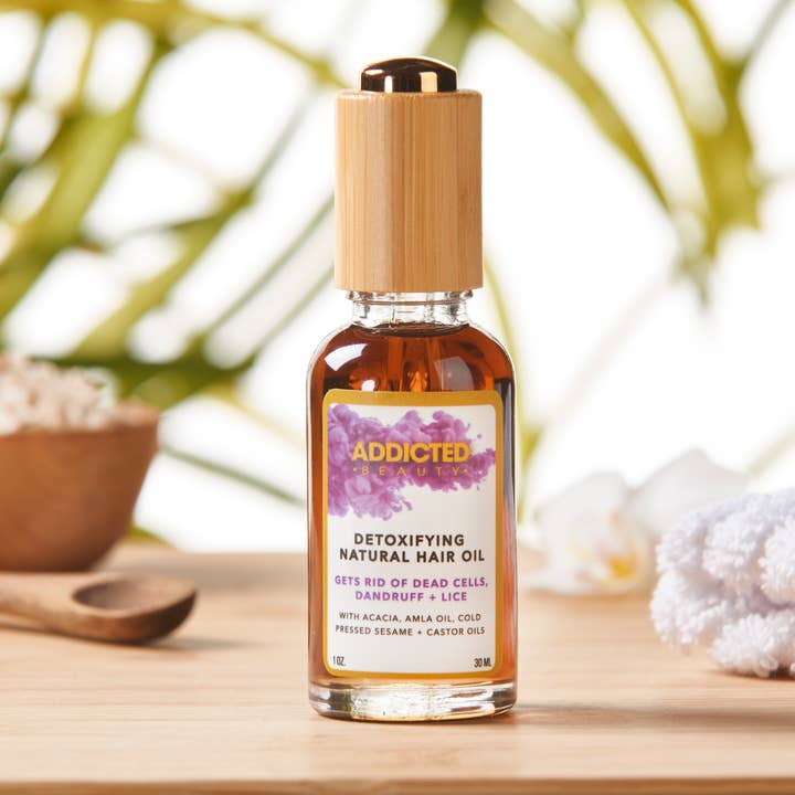 Addicted Beauty - Wholesale Hair Oil - Detoxifying Natural Hair Oil2