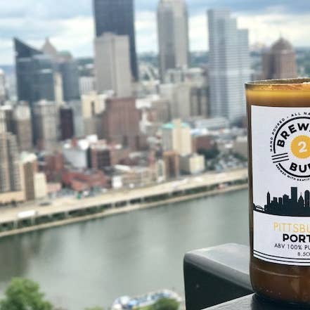 Brewed 2 Burn Craft Beer Candles & Bubbly 2 Burn Champagne Candles - Wholesale Jar/Filled Candle - Brewed - Custom City Candle 1