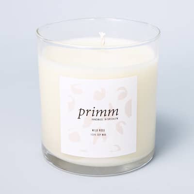Wild Rose Soy Candle for wholesale by Primm