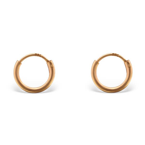 Tiny Minimal Hoops Huggies Earrings 8 mm for wholesale by KIKICHIC