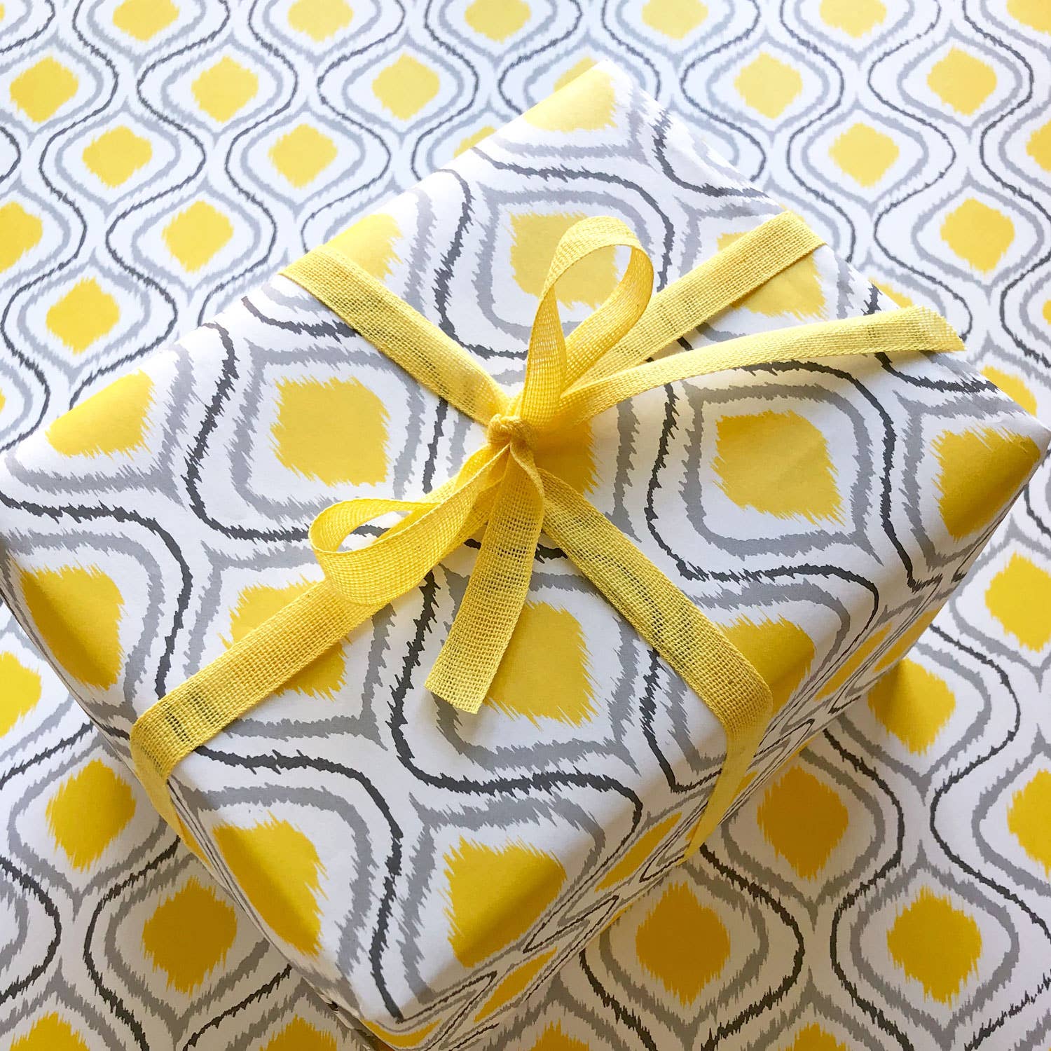 Wild Ink Press - Wholesale Wrapping Paper Roll - Ikat Gift Wrap | Roll of 2 sheets4