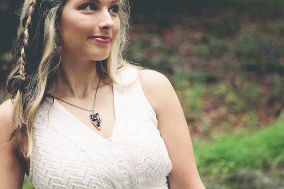 The Pretty Pickle - Wholesale Pendant/Charm Necklace - Coal Dust Pendant5