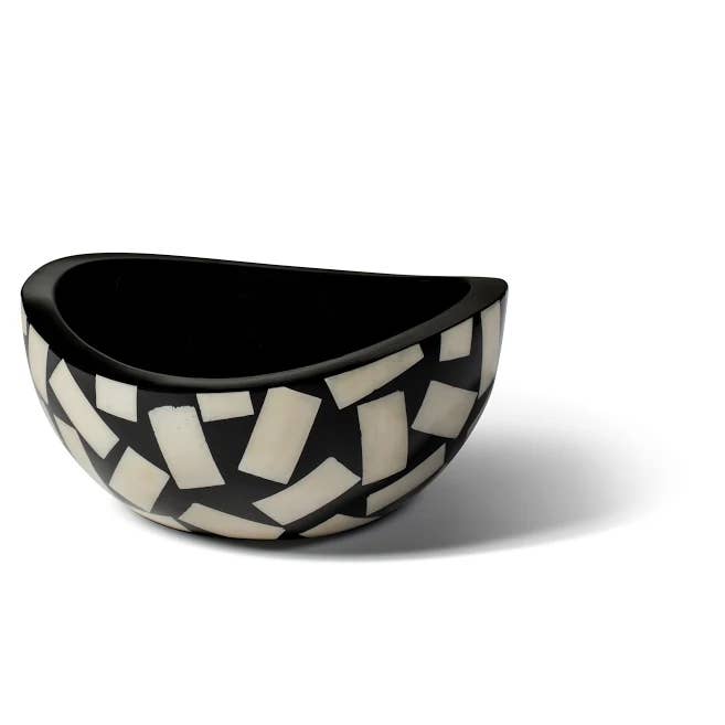 Bone Domino Accent Bowl for wholesale by LADORADA