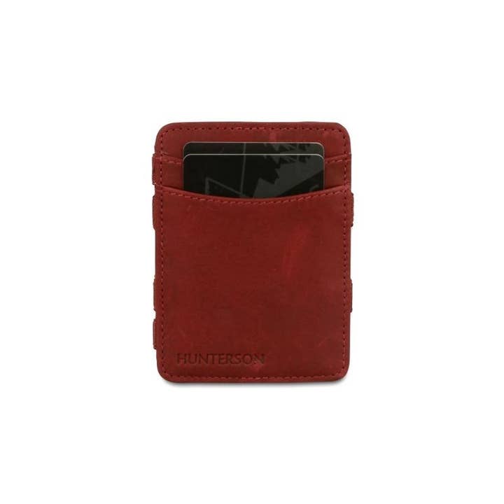 HUNTERSON - Wholesale Wallet - Men's - Burgundy Intense Magic Coin Wallet