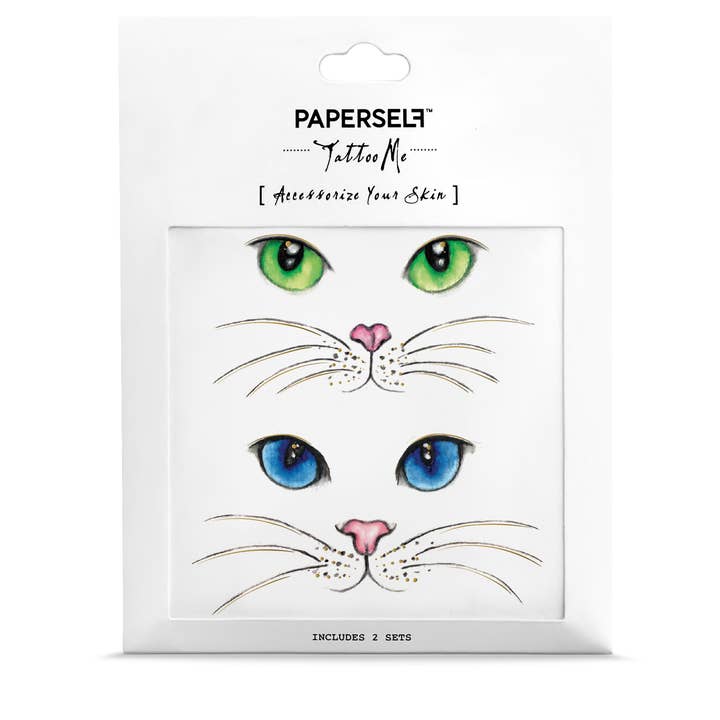 PAPERSELF - Venta al por mayor Tatuajes temporales - Pegatinas Tatuajes Temporales Ojos1