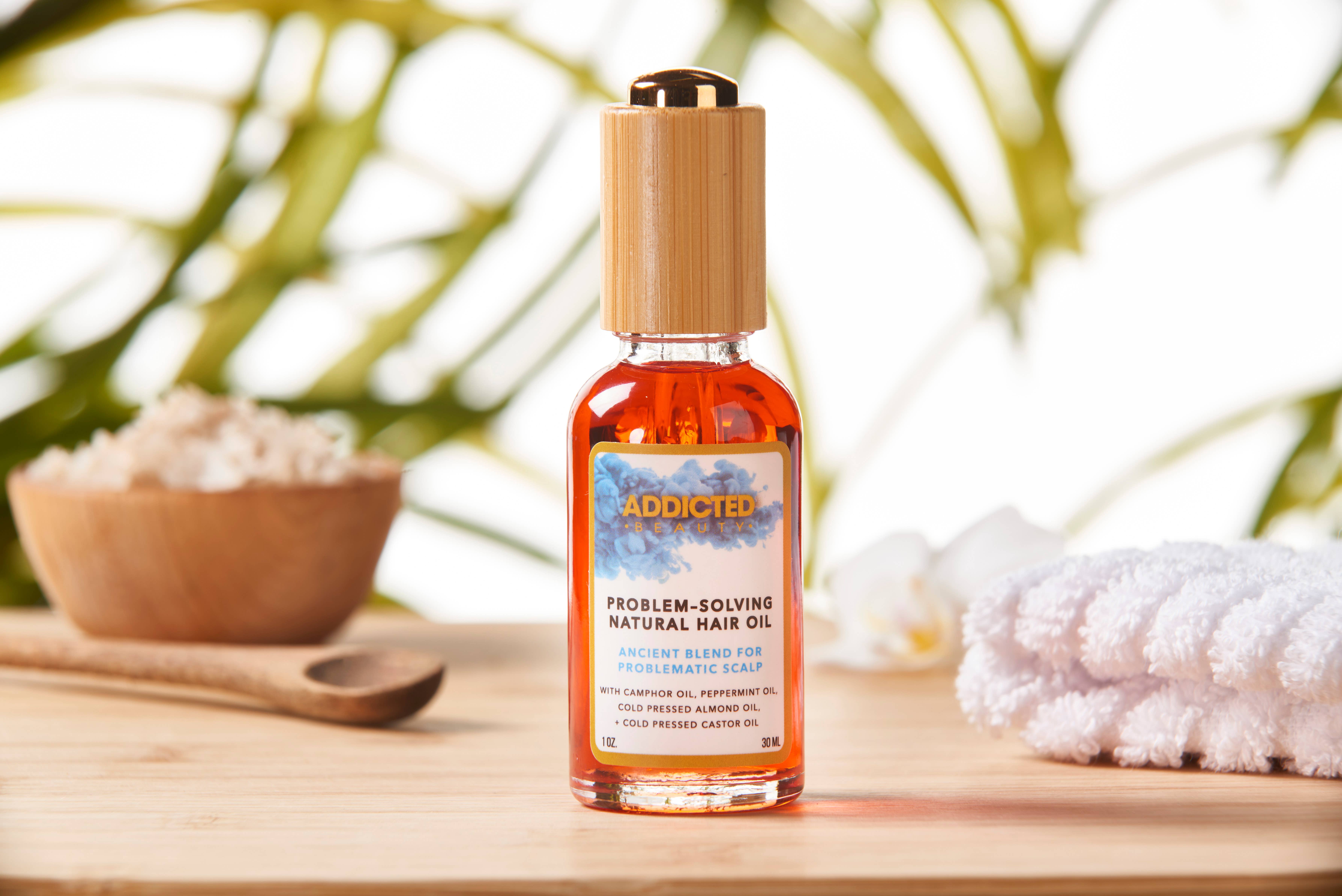 Addicted Beauty - Wholesale Hair Oil - Problem Solving Natural Hair Oil1