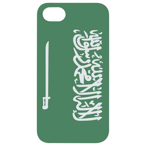 Weiß beschichtetes Rosenholz - Flagge Saudi-Arabien UV-farbig bedruckt für den Großhandel von OTTO CASE
