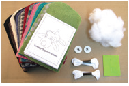 Cate and Levi - Wholesale DIY Craft Kit - Kids - Owl Stuffed Animal DIY Sewing Kit | Reclaimed Wool5