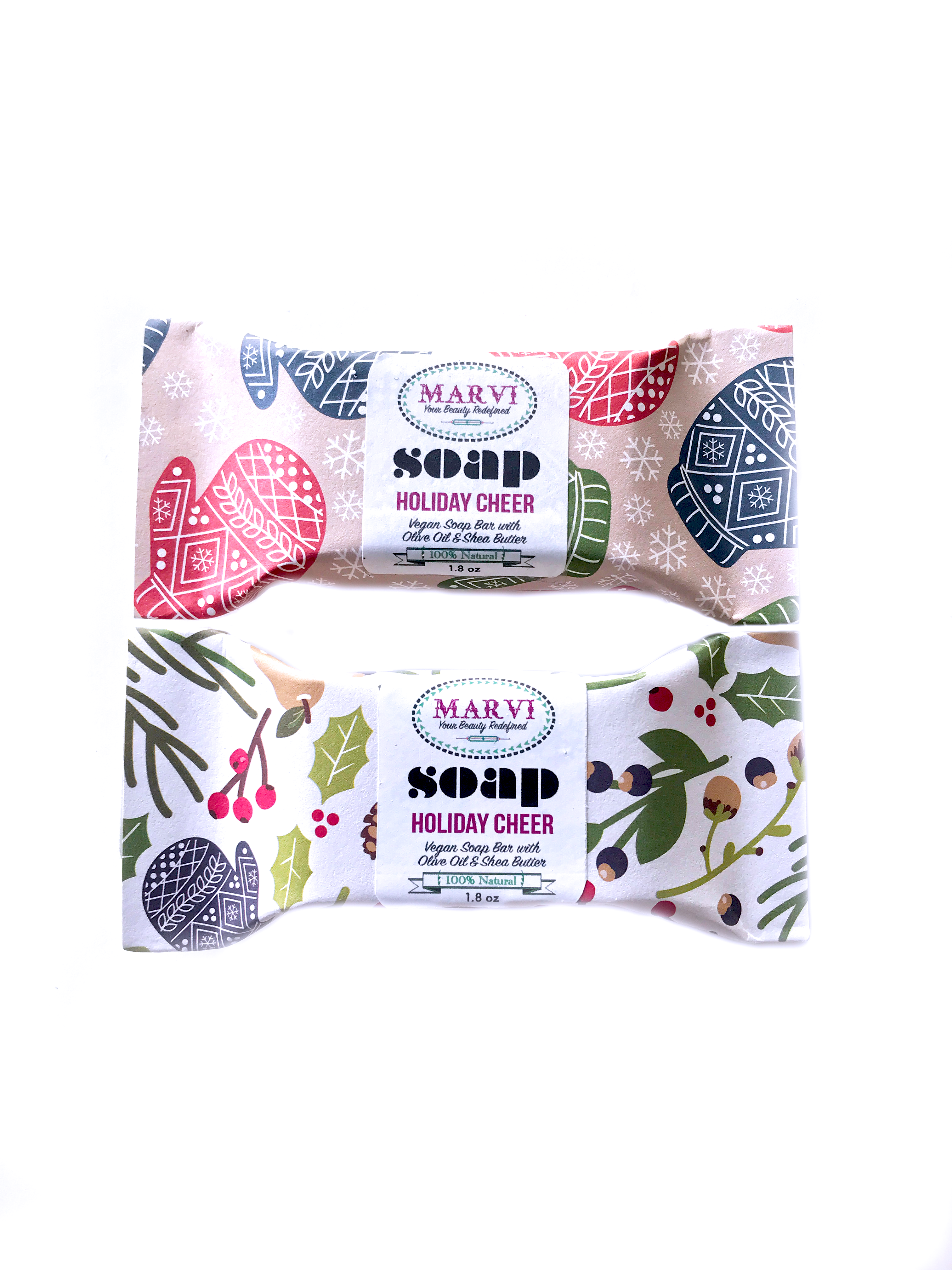 Marvi Beauty – Großhandel Feste Seife – Holiday Cheer Mini Seife4