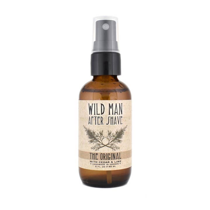 2oz Wild Man After Shave for wholesale by Wild Rose Herbs