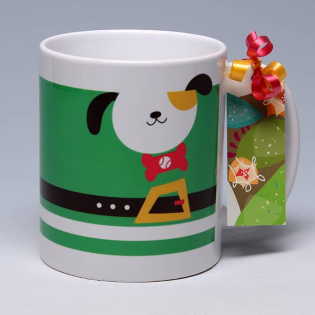 Liane Fried Studio - Wholesale Coffee Mug - Happy Howl-idays Holiday 11oz. Mug1
