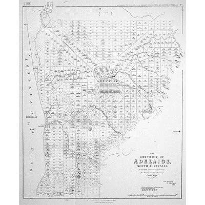 Adelaide 1839 för wholesale av Historic Urban Plans, Inc.
