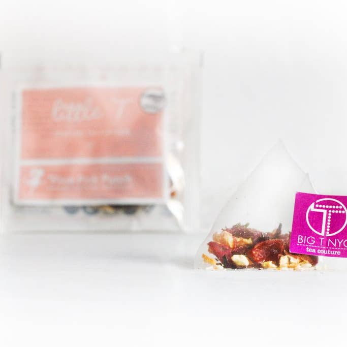 Little T PIXIE PINK PUNCH Organic Fruit Tea Sachets for wholesale by Big T NYC